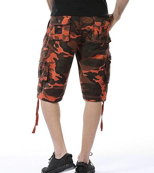 Camouflage Cargo Shorts image 4